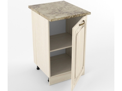 Нижний шкаф Н 500 1 дверь 850х500х600 Грецкий орех